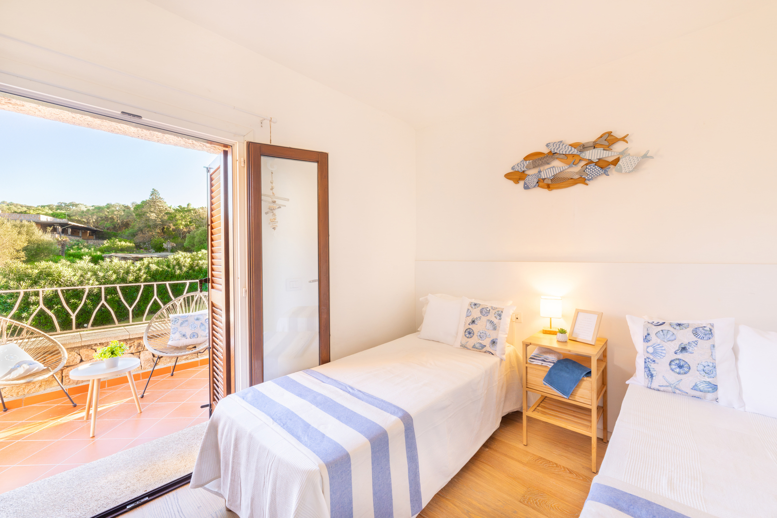 Camera doppia con accesso balcone